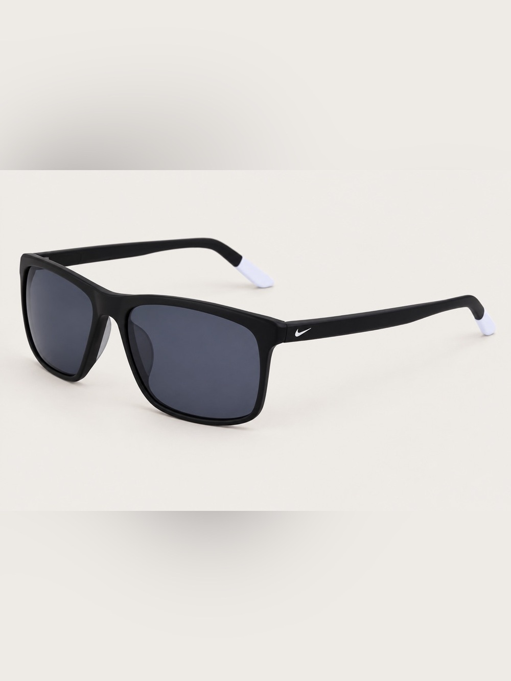 Nike Lore CT8080-010 Black Square Sport Sunglasses Matte Gray Lens Unisex